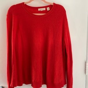 Inhabit sweater, 100% cashmere, size medium, red